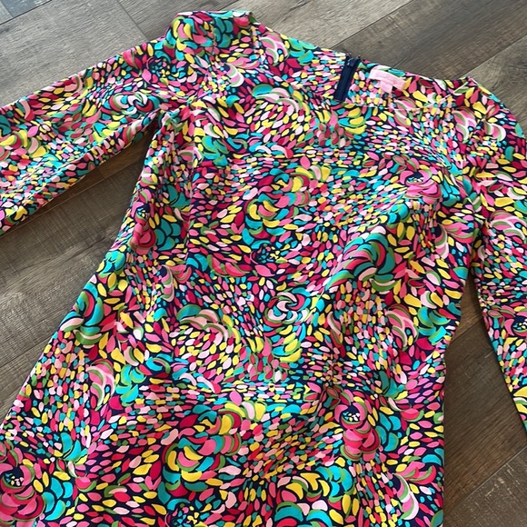 Lilly Pulitzer Caw Shauna Shift Dress 3/4 sleeve fully lined size 2 - Picture 4 of 8
